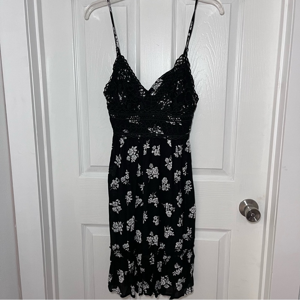Just Found Rayon Sundress Semi Open Back